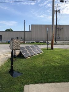 Solar Power Surveillance Camera Demonstration